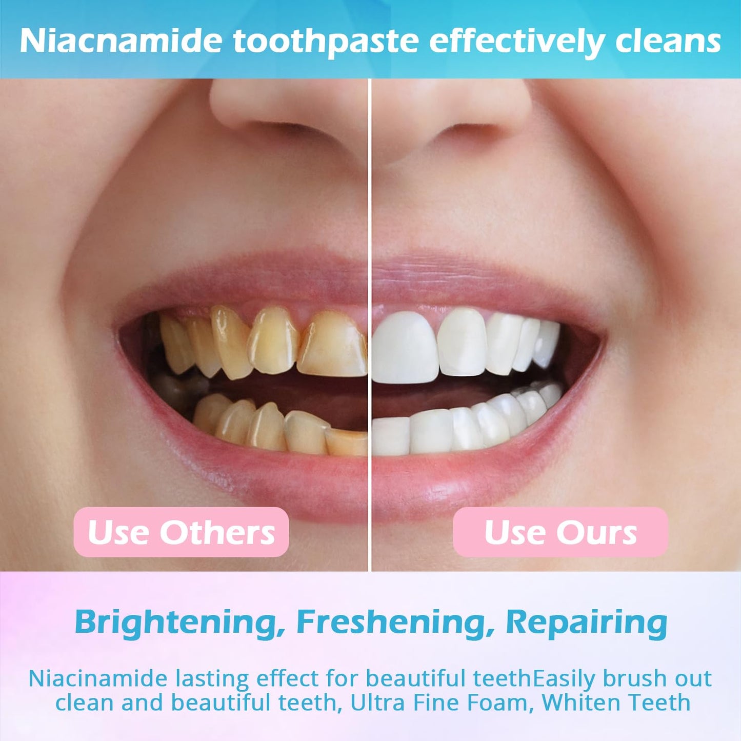 Niacinamide Whitening Toothpaste – 3 Pack Mint | YanxiananYagao