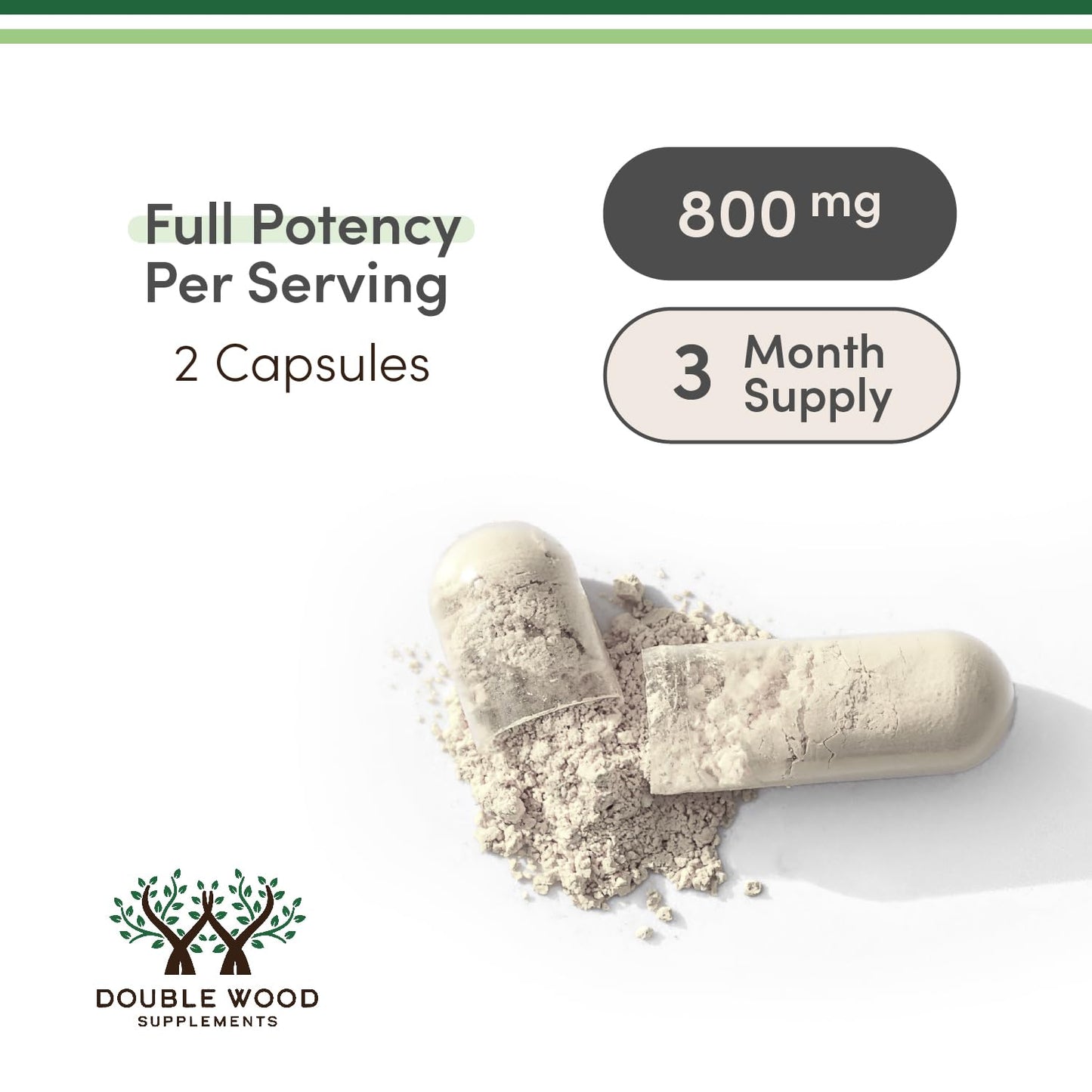 Magnesium Citrate 800mg - 90 Capsules | Digestive Support (Vegan)