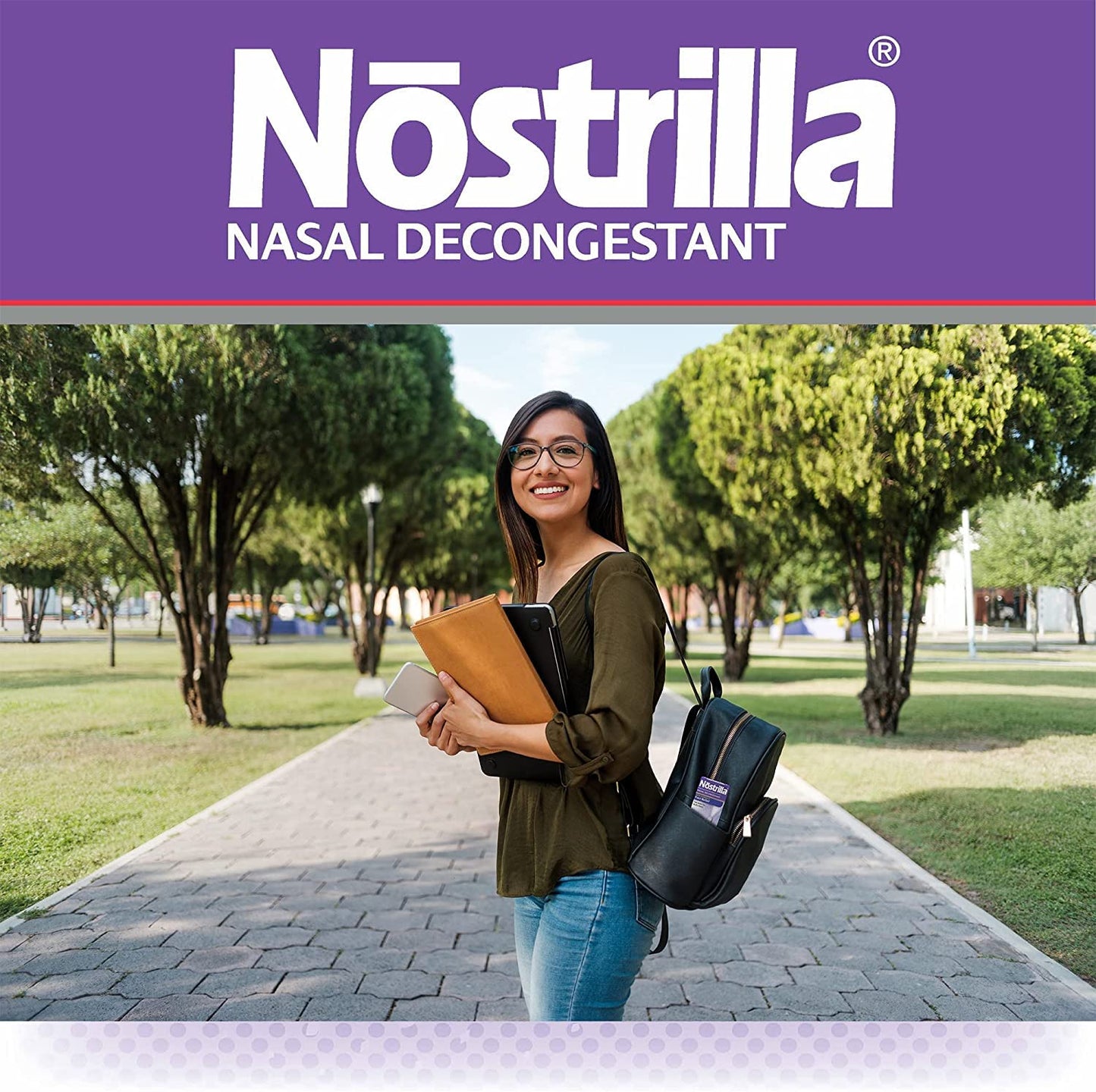 Nostrilla Nasal Decongestant Spray 0.5 oz – Stuffy Nose Relief (6 Pack)