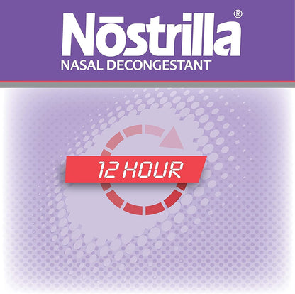 Nostrilla Nasal Decongestant Spray 0.5 oz – Stuffy Nose Relief (6 Pack)