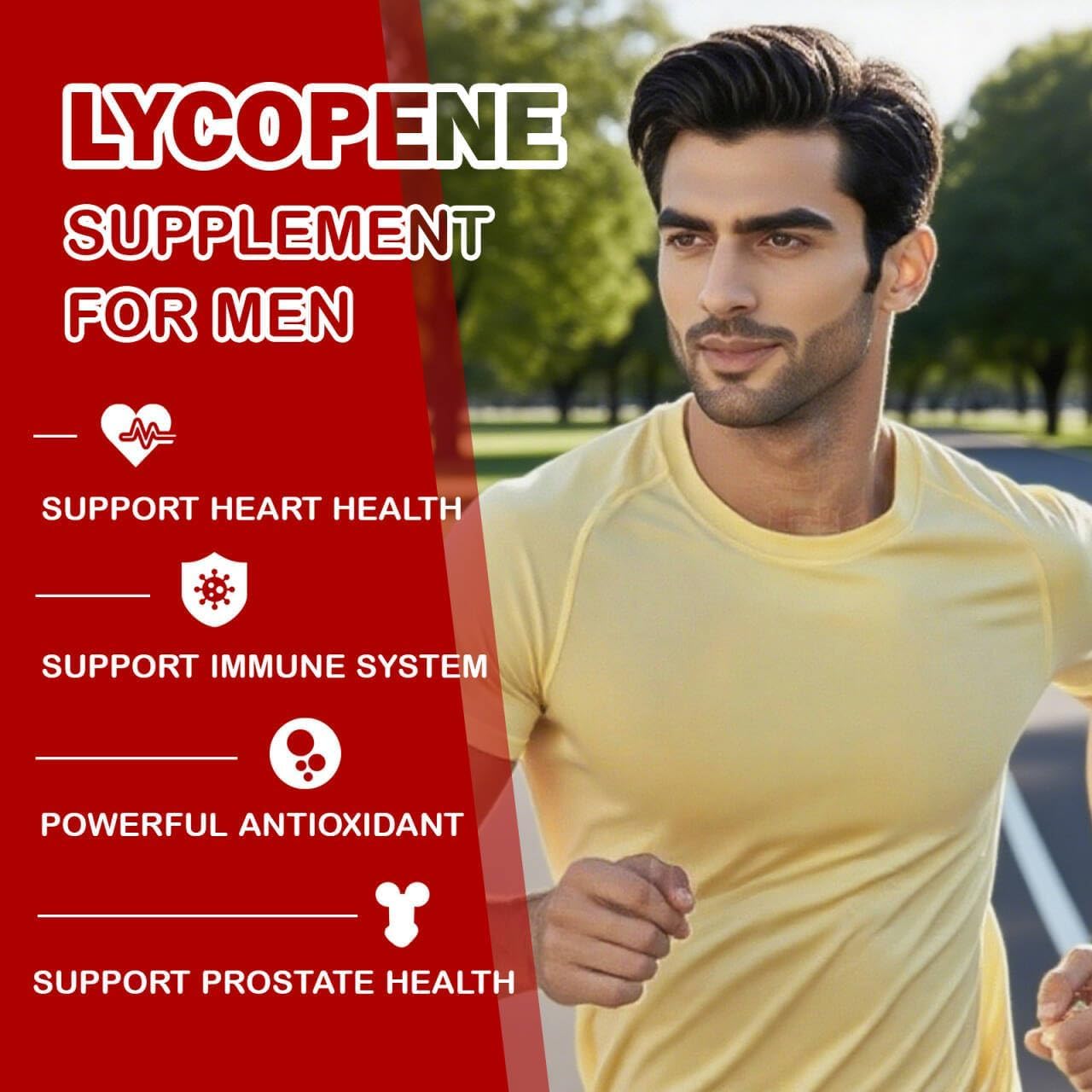 Novafun Lycopene 50mg for Men – Tomato Antioxidant, 90 Veggie Capsules, Cardio & Immune Support