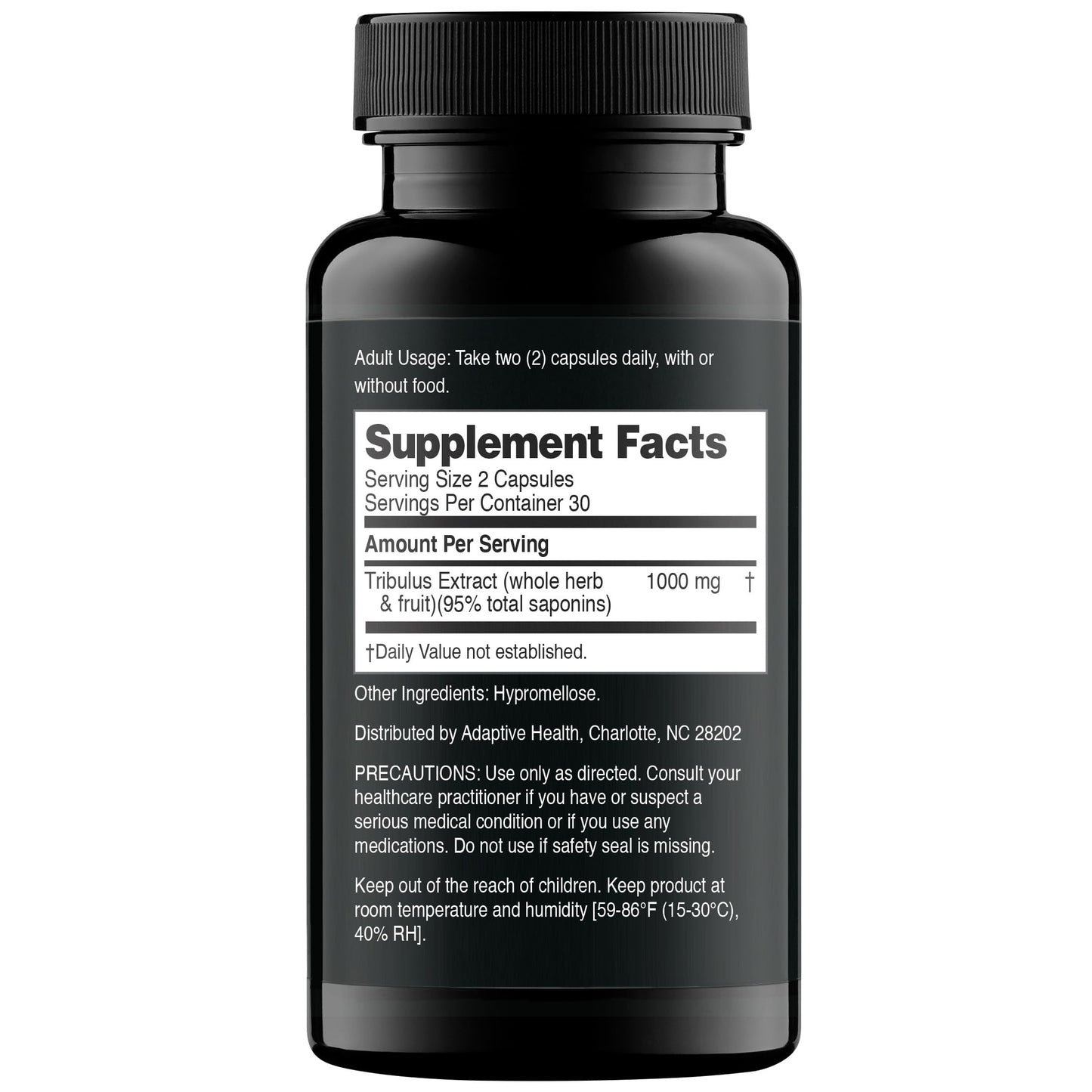 Nugenix Essentials Tribulus Terrestris for Men Extract - 95% Total Saponins, 1000mg High Potency, Extra Strength, 60 Count