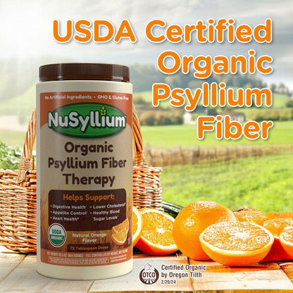 NuSyllium Ultra Psyllium Husk Powder Organic 10.7 oz – Sugar Free Keto Fiber
