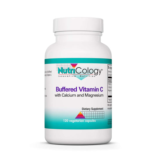Nutricology Buffered Vitamin C - مضاد للأكسدة مع الكالسيوم والمغنيسيوم | 120 كبسولة