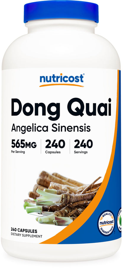 Nutricost Dong Quai 565mg – 240 Vegetarian Capsules | Non-GMO, Gluten Free