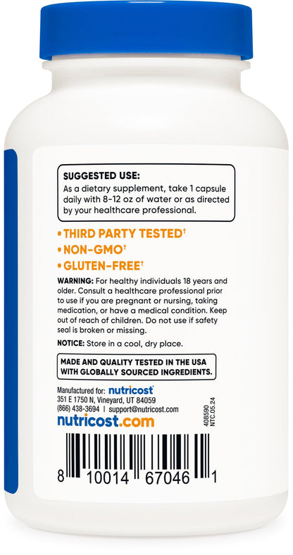 Nutricost Myrrh Extract Capsules 650 mg - 120 Count - Gluten Free, Vegetarian, Non-GMO