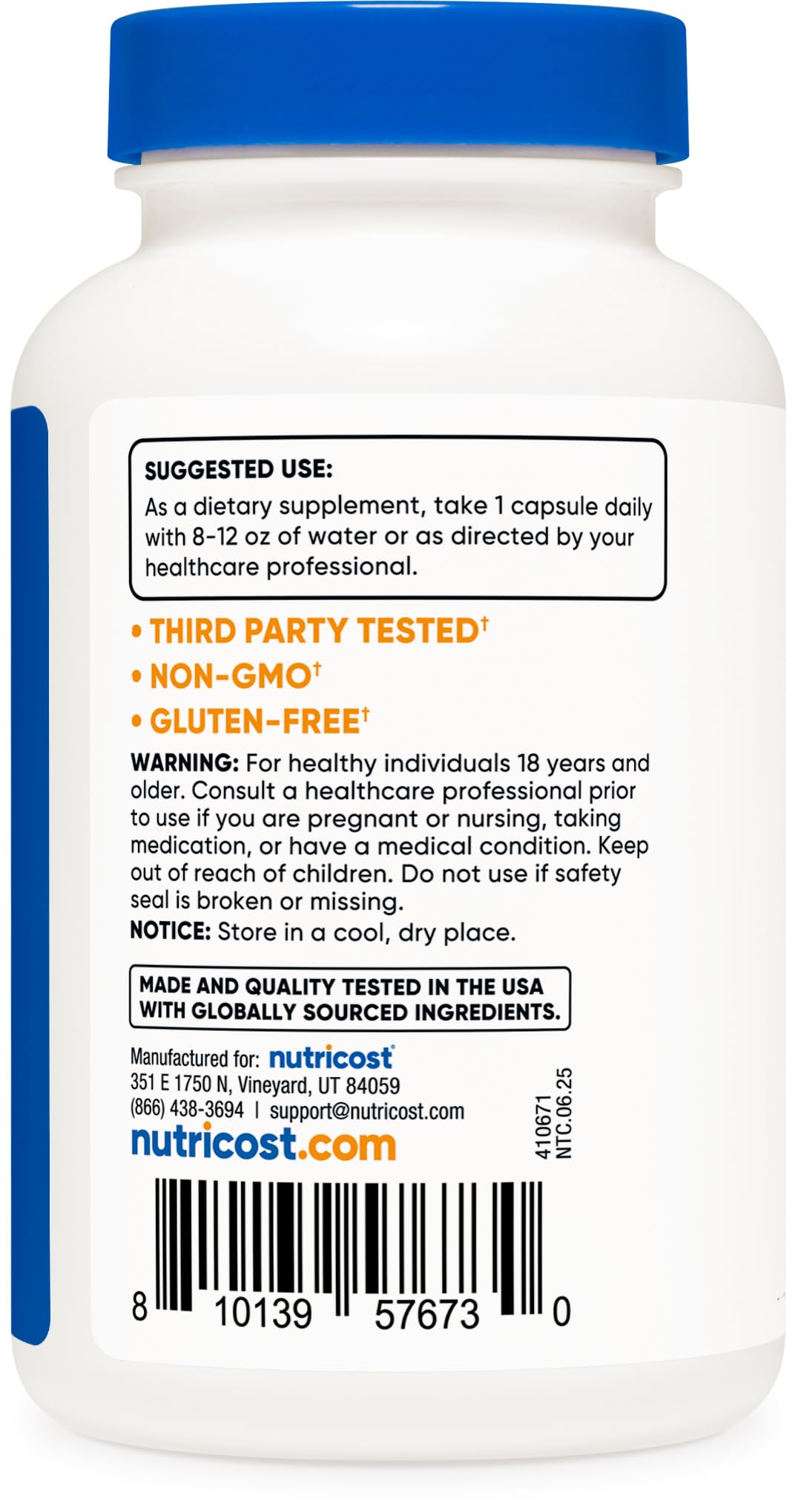 Nutricost He Shou Wu Root Supplement (1,200mg Equivalent) 240 Capsules | Fo-Ti Root Extract, Vegan, GMO-Free, Gluten-Free