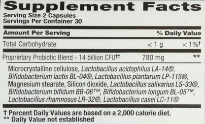 Nutrition Now PB 8 Probiotic Acidophilus – Vegetarian, 60 Count