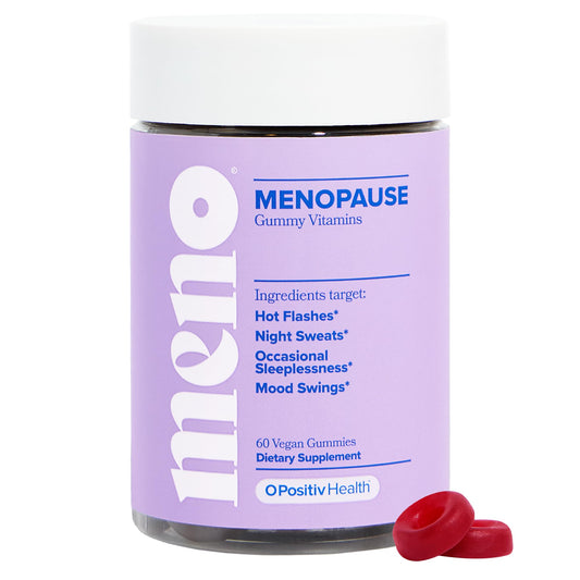 O Positiv MENO Gummies for Menopause - Hormone-Free with Black Cohosh & Ashwagandha KSM-66