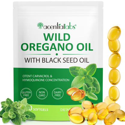 Oil of Oregano Softgel with Black Seed Oil – Immune Support