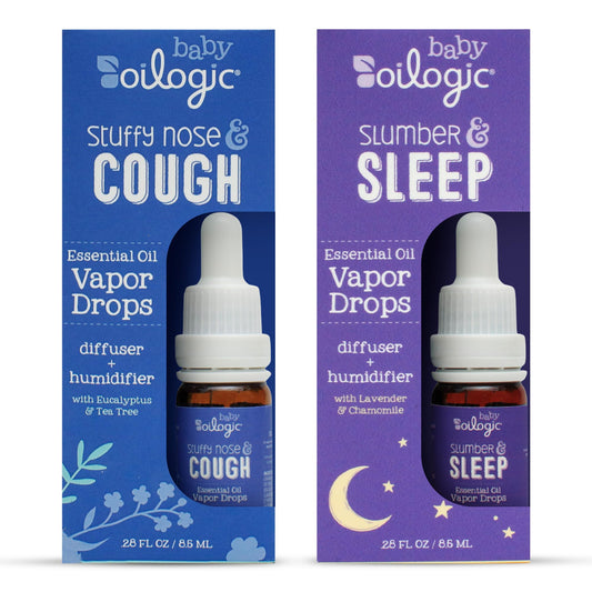 Oilogic Baby Vapor Drops - 2-Pack for Diffuser & Humidifier