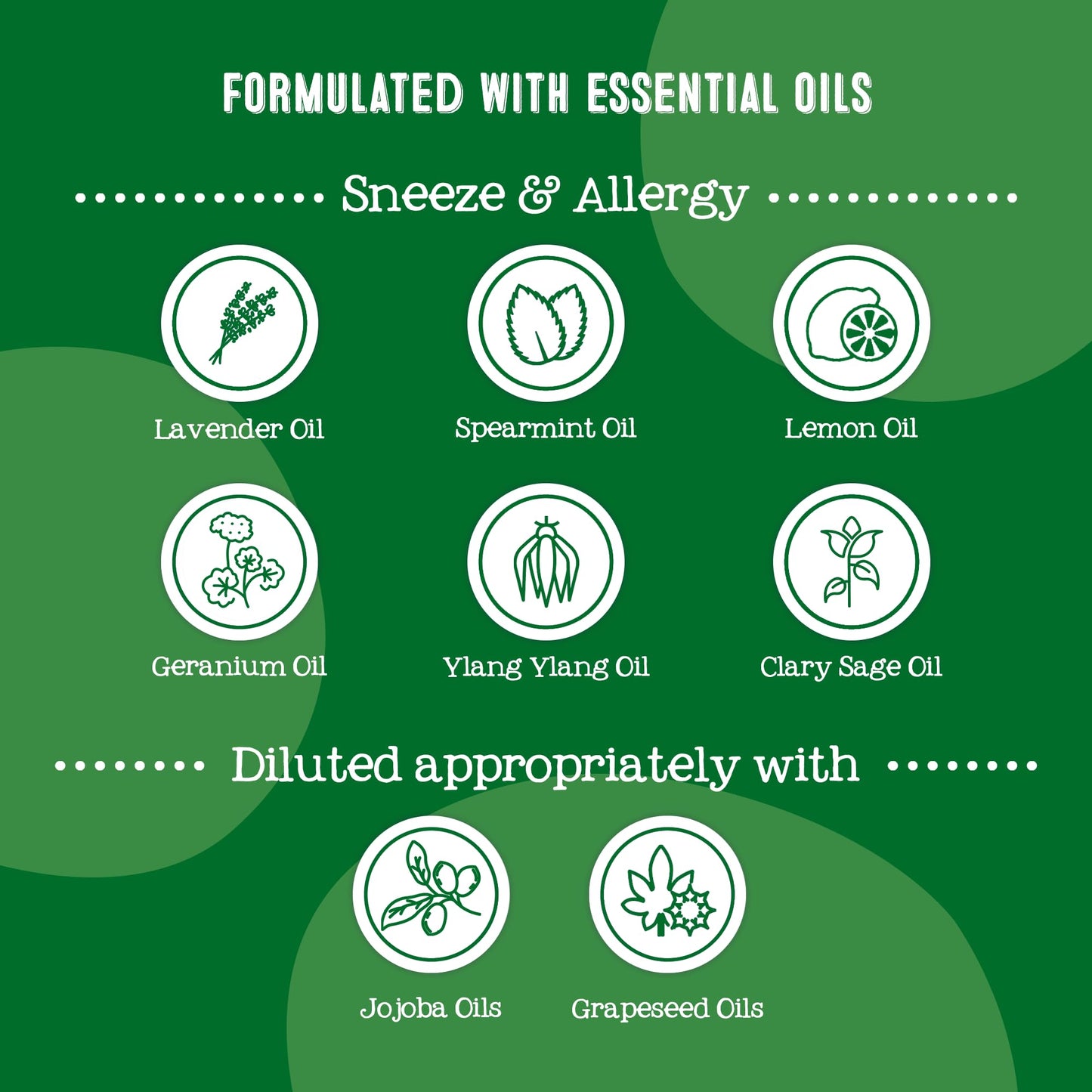 Oilogic Kids Sneeze & Allergy Roll-On – Gentle Pediatric Essential Oils 0.3 oz
