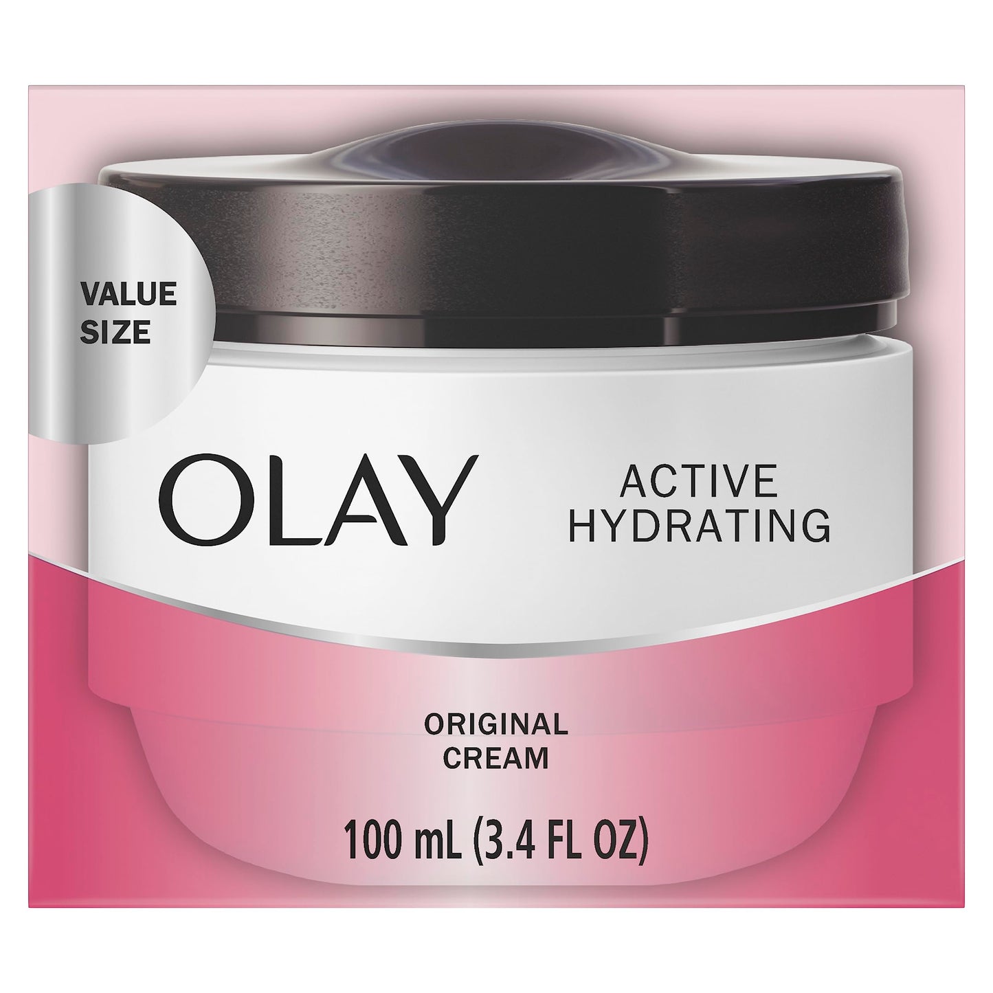 Olay Active Hydrating Cream – Face Moisturizer, 3.4 fl oz | 48-Hour Hydration