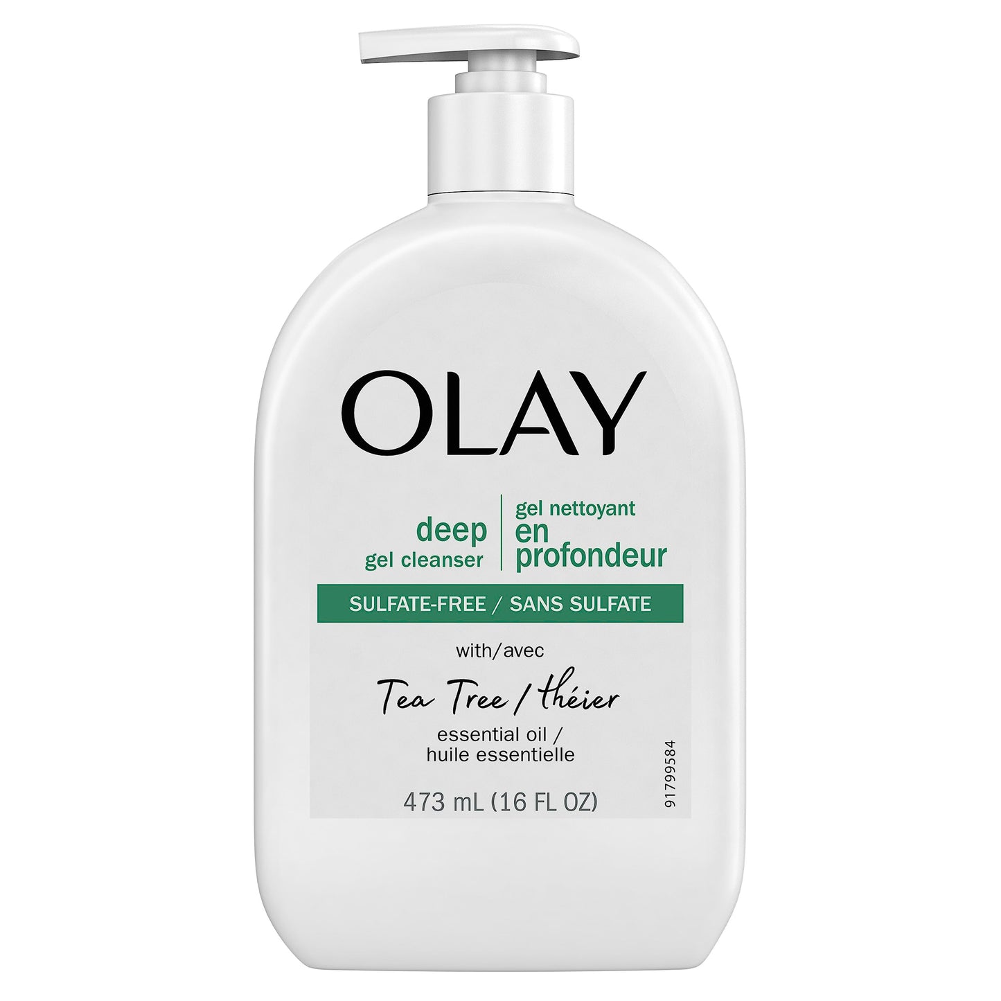 OLAY Deep Gel Cleanser with Tea Tree Oil – 16 oz