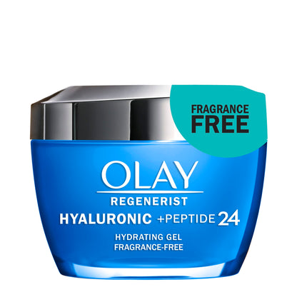 Olay Regenerist Hyaluronic + Plum Refresh Ultralight Gel – Fragrance-Free Hydration (1.7 oz)