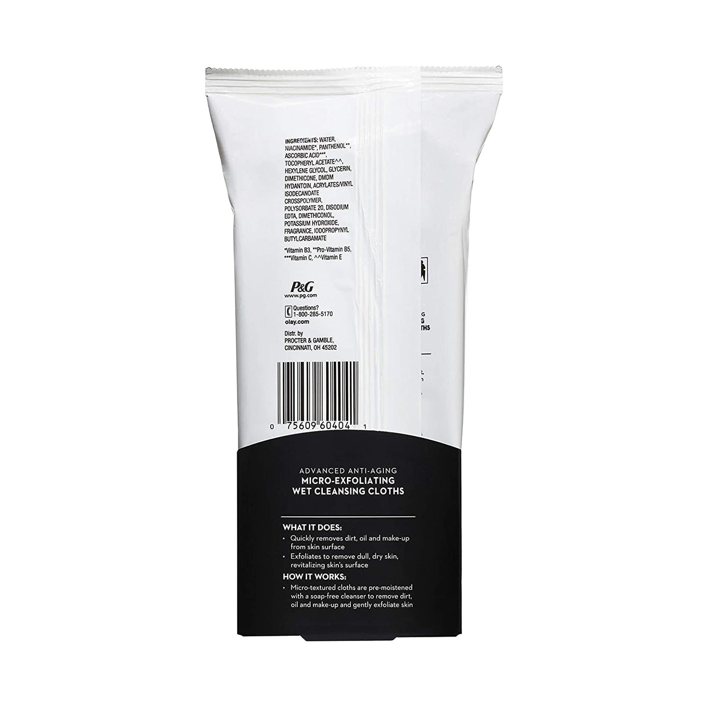 OLAY Regenerist Advanced Anti-Aging Micro-Exfoliating Cleansing Cloths — 4 Pack