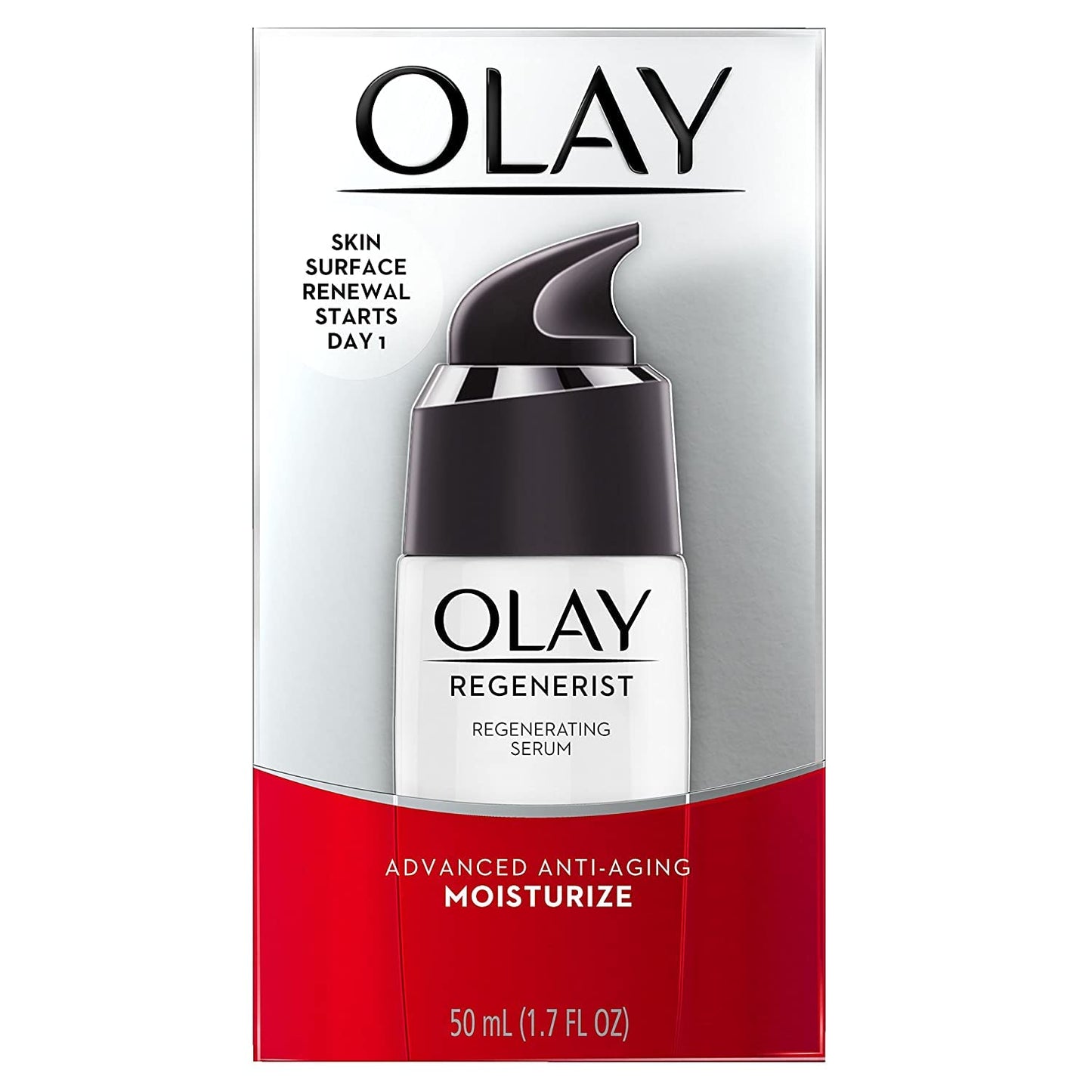 OLAY Regenerist Regenerating Serum 1.7 oz — Fast-Absorbing Hydrating Gel for Firmer-Looking Skin
