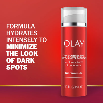 Olay Tone Correcting Intensive Treatment Cream for Elbows, Knees & Underarms – Niacinamide, 1.7 fl oz