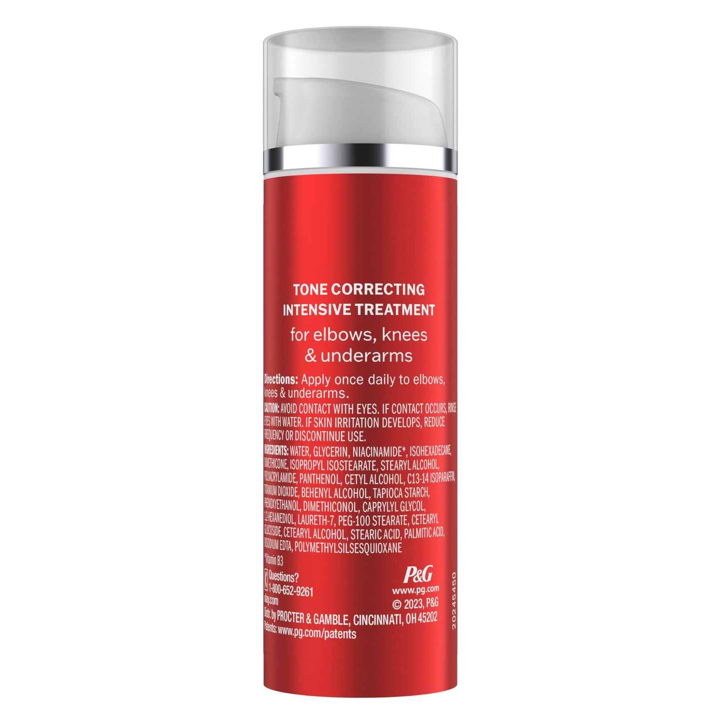 Olay Tone Correcting Intensive Treatment Cream for Elbows, Knees & Underarms – Niacinamide, 1.7 fl oz