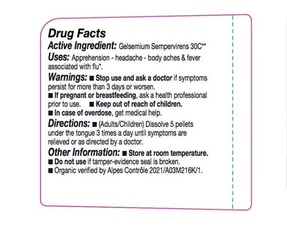 OLLOIS Gelsemium Sempervirens 30C Organic Homeopathic Pellets – 80 Pellets (Pack of 1)