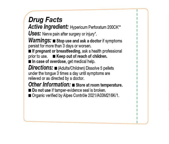 OLLOIS Hypericum Perforatum 200ck Organic, Lactose-Free, Kosher Homeopathic Medicine – 80 Pellets (Pack of 3)