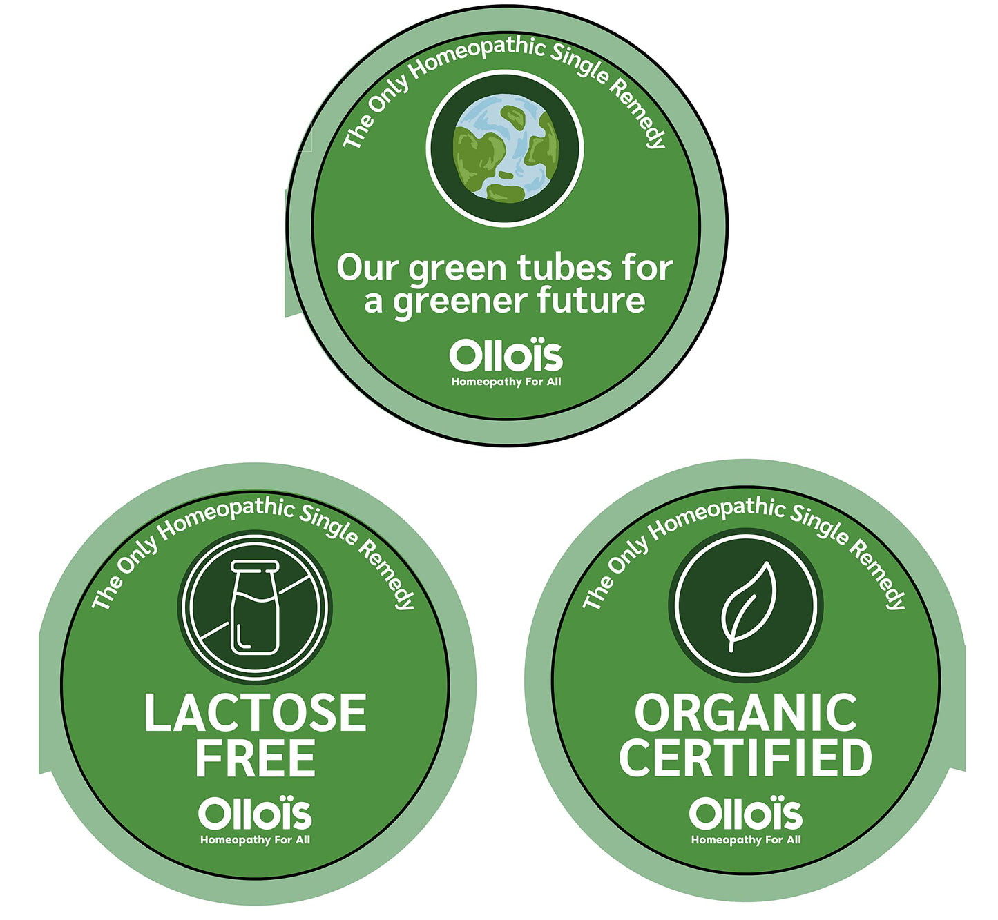 OLLOIS Ignatia Amara 200ck Organic Vegan Homeopathic Medicine 80 Pellets