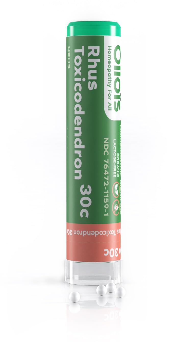 OLLOIS Rhus Toxicodendron 30c – Organic, Lactose-Free Homeopathic Pellets | 80 Pellets (Pack of 1)
