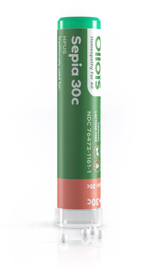 OLLOIS Sepia 30C Organic Lactose-Free Homeopathic Medicine – 80 Pellets (Pack of 1)