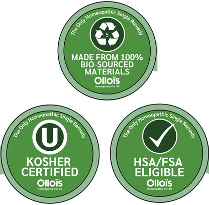 OLLOIS Staphysagria 200ck Organic & Lactose-Free Homeopathic Medicine, 80 Pellets (Pack of 1)
