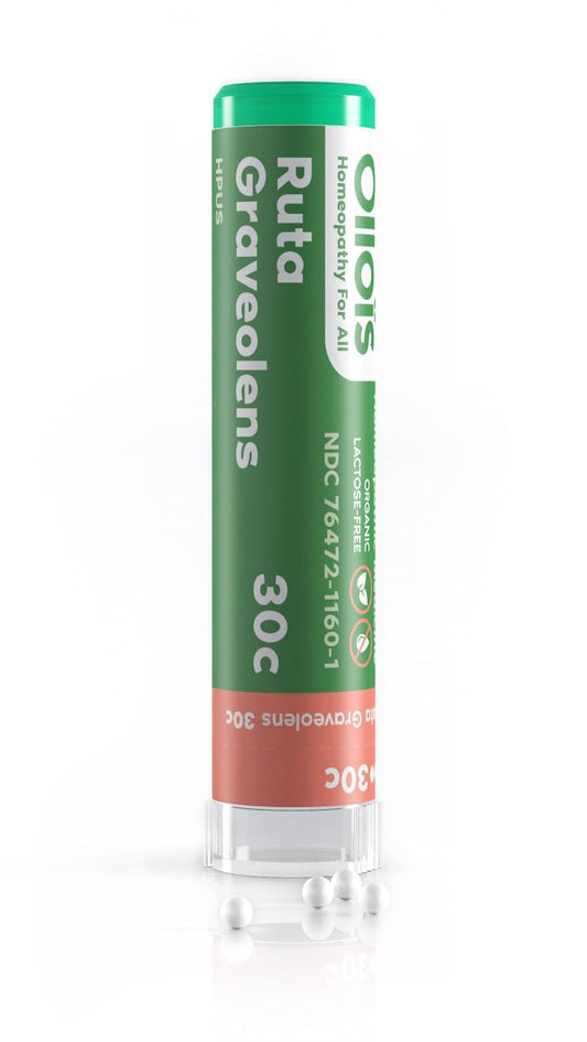 OLLOIS Ruta Graveolens 30c – Organic, Lactose-Free Homeopathic Medicine (80 Pellets, Pack of 1)