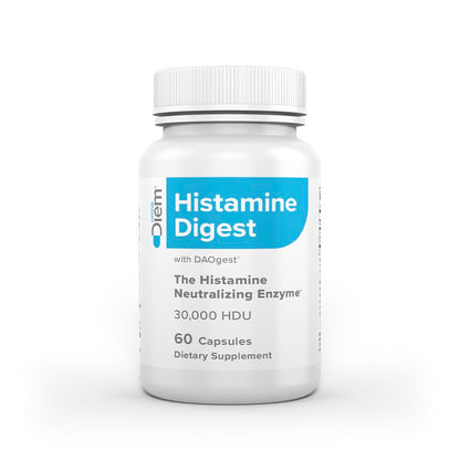Omne Diem DAO 30,000 HDU – Histamine Digestive Enzyme | 60 Vegetarian Capsules