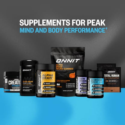 ONNIT Creatine Monohydrate Powder - 30 Servings, 5.29 oz, Non-GMO
