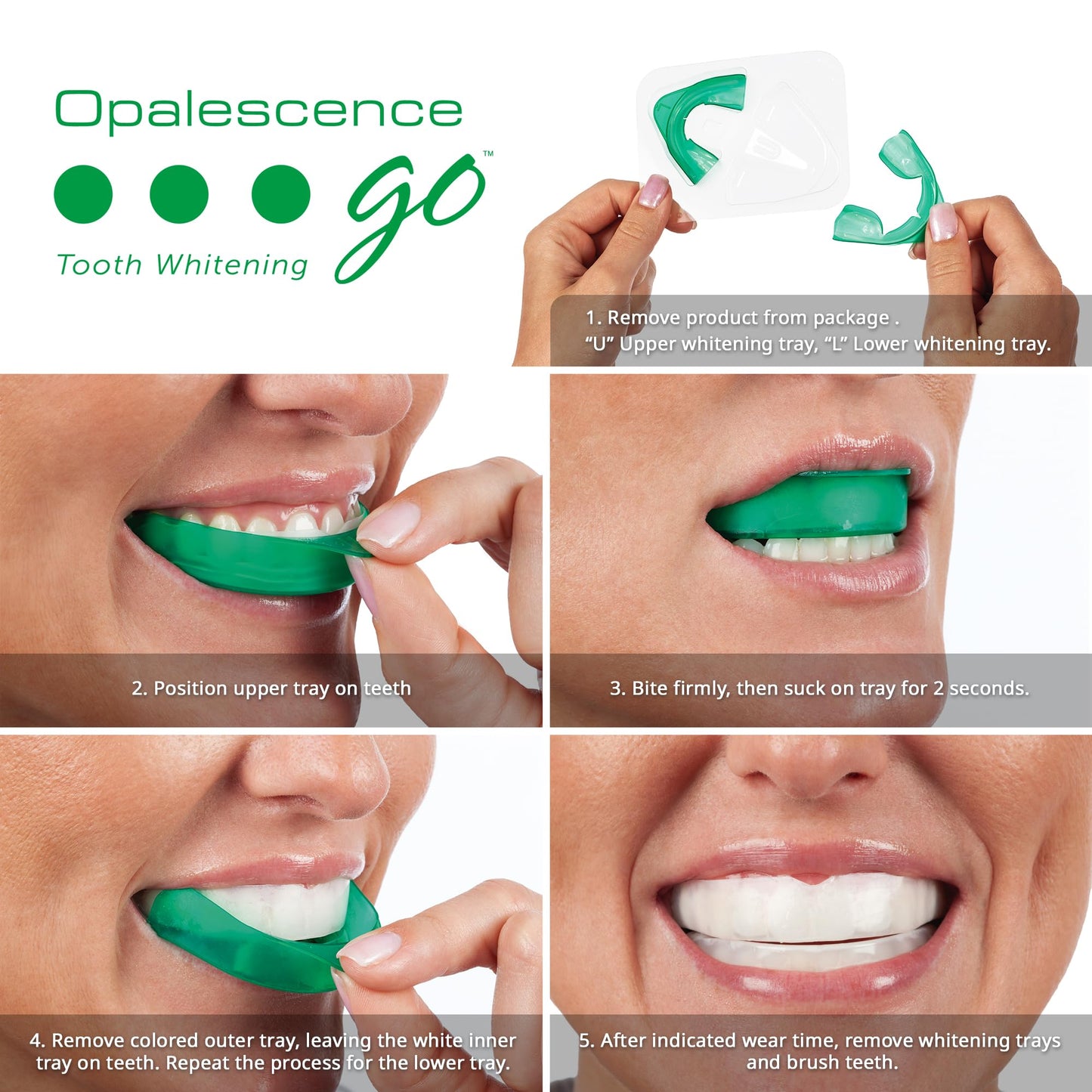 Opalescence Go 10% Mint Teeth Whitening Kit – 10 Treatments GO10-5193-1