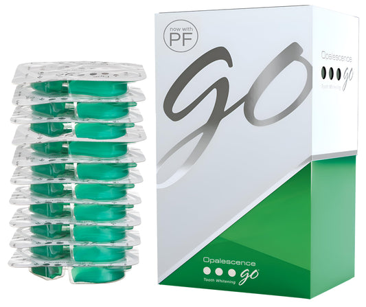 Opalescence Go 15 PF قوالب تبييض أسنان جاهزة التعبئة - 10 علاجات | Ultradent GO15-PF-4638