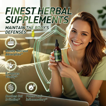 Oregano Oil Drops with Black Seed Oil & Vitamin E – Immune Support | Vegan & Non-GMO | 1 Fl Oz