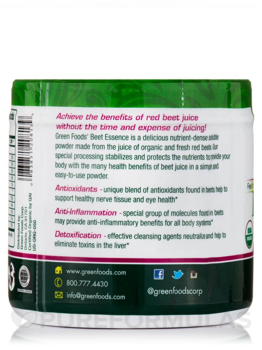 Green Foods Beet Essence, 5.3 Ounce | Organic Beetroot Dietary Supplement