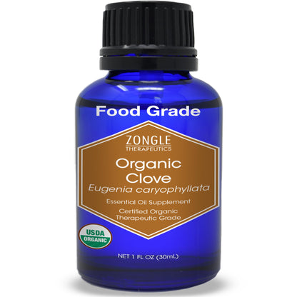 Organic Clove Oil – Food Grade for Teeth & Gums (1 OZ) | Zongle Therapeutics