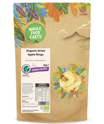 Organic Dried Apple Rings