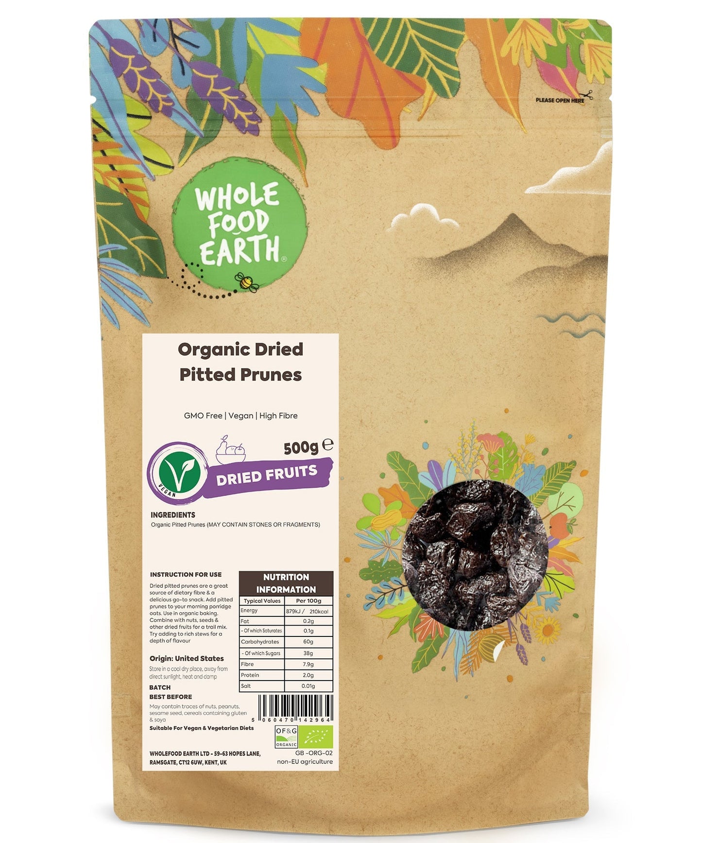 Organic Pitted Prunes