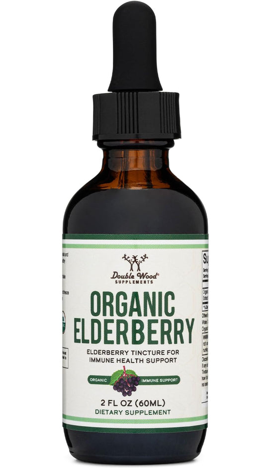 Liquido di Sambuco Biologico 60 ml - Supporto Immunitario | Double Wood