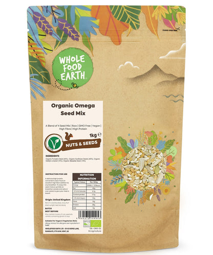 Organic Omega Seed Mix - (A blend of 4 Nutritious Seeds)