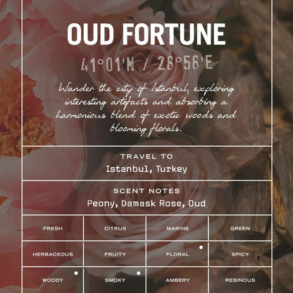 Oud Fortune Scented Candle - HealVia LimitedHealVia LimitedOud Fortune Scented Candle