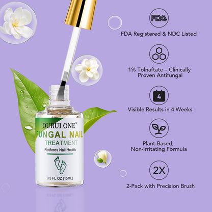 ourui one Toenail Fungus Treatment Extra Strength – Fast 4-Week Nail Care (30ml)