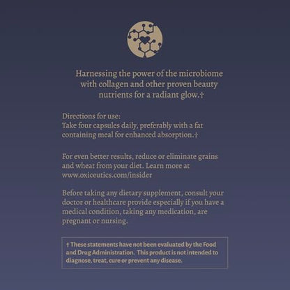 Oxiceutics Gut to Glow Probiotics with L. Reuteri LRDR — Dr. Davis Formula for Gut Skin Axis