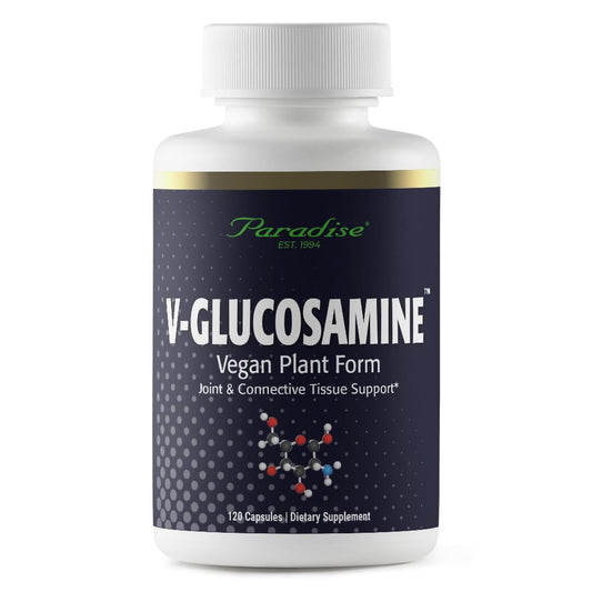 Paradise Herbs V-Glucosamine Supplement – Joint & Tissue Health, 120 Vegetarian Capsules