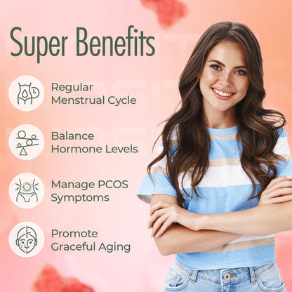 OCG Myo-Inositol & D-Chiro Inositol Gummies with Ashwagandha | PCOS Support