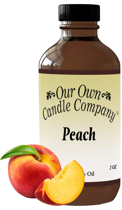 Our Own Candle Company Peach Scented Diffuser Oil (2oz) – Premium Grade, USA Made