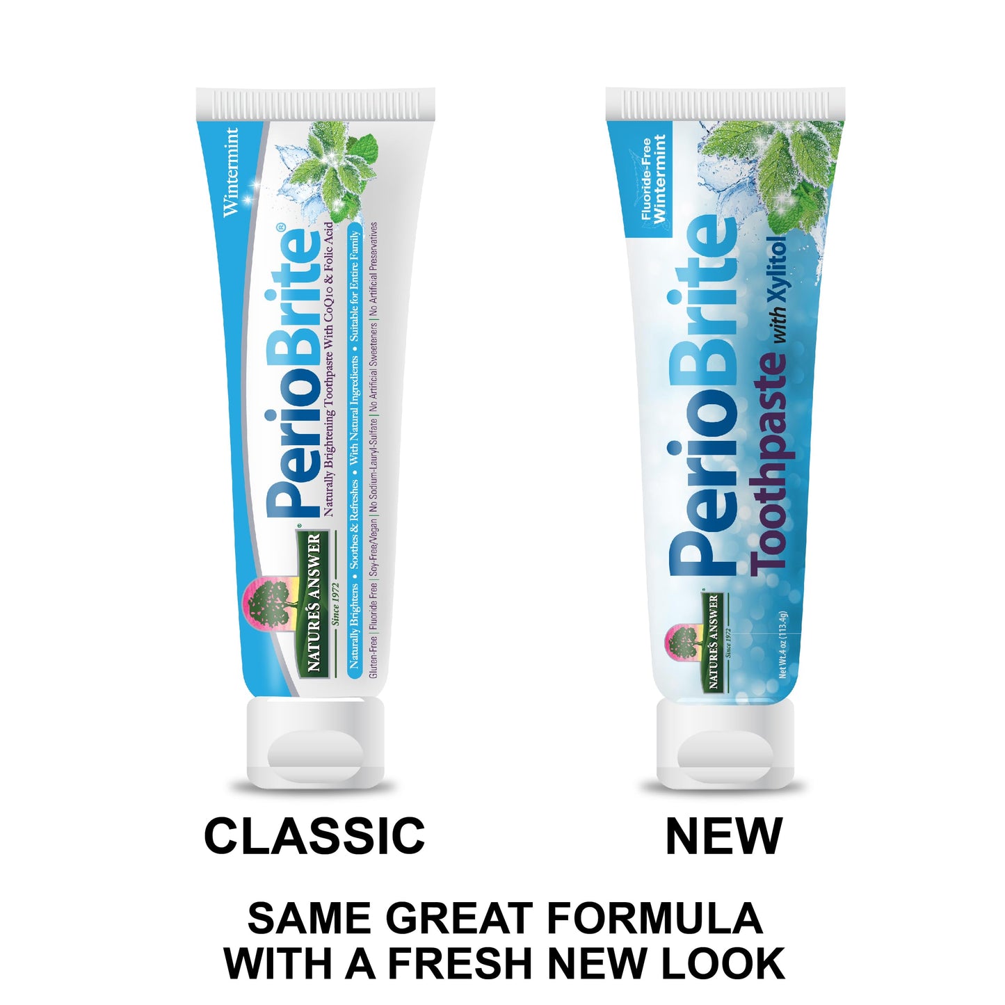 Nature's Answer PerioBrite Whitening Toothpaste – Gluten-Free, Fluoride-Free, Soy-Free & Vegetarian | Cruelty-Free