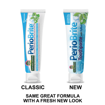 Nature's Answer PerioBrite Whitening Toothpaste – Gluten-Free, Fluoride-Free, Soy-Free & Vegetarian | Cruelty-Free