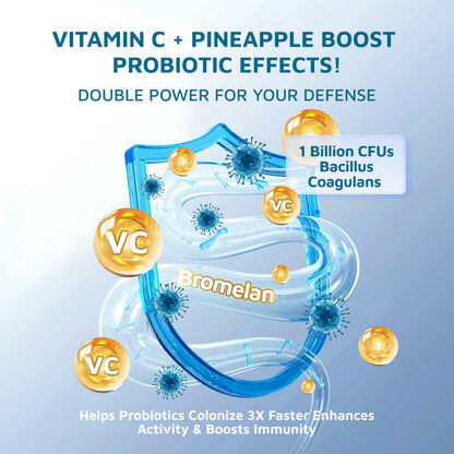 Organic Natural Sourcing Premium Feminine Balance Gummies – Women's Health, Pineapple, Vegan, Gluten-Free | 60 Prebiotics